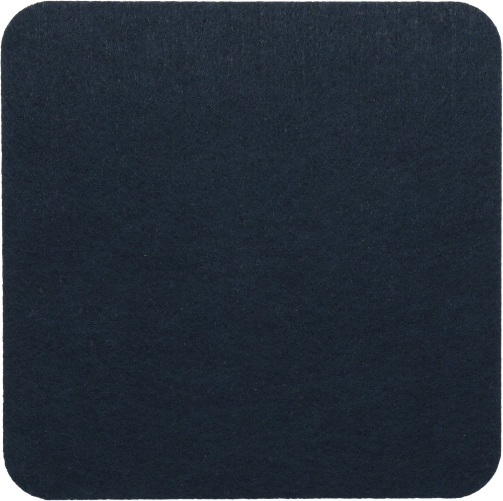Filzuntersetzer Eckig 20x20cm in Dunkelblau (RT502). Druck: Ohne Aufdruck/Neutral