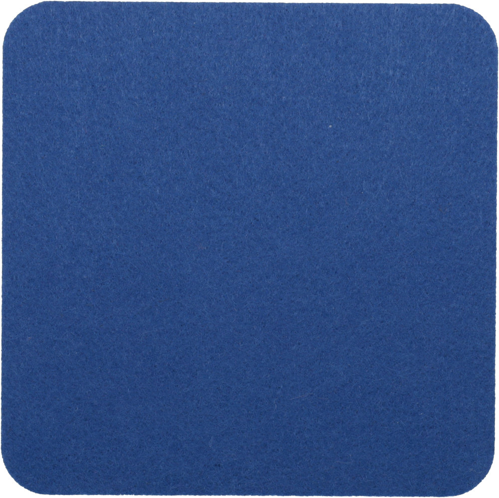 Filzuntersetzer Eckig 35x35cm in Blau (RT516). Druck: 4-farbiger Transferdruck