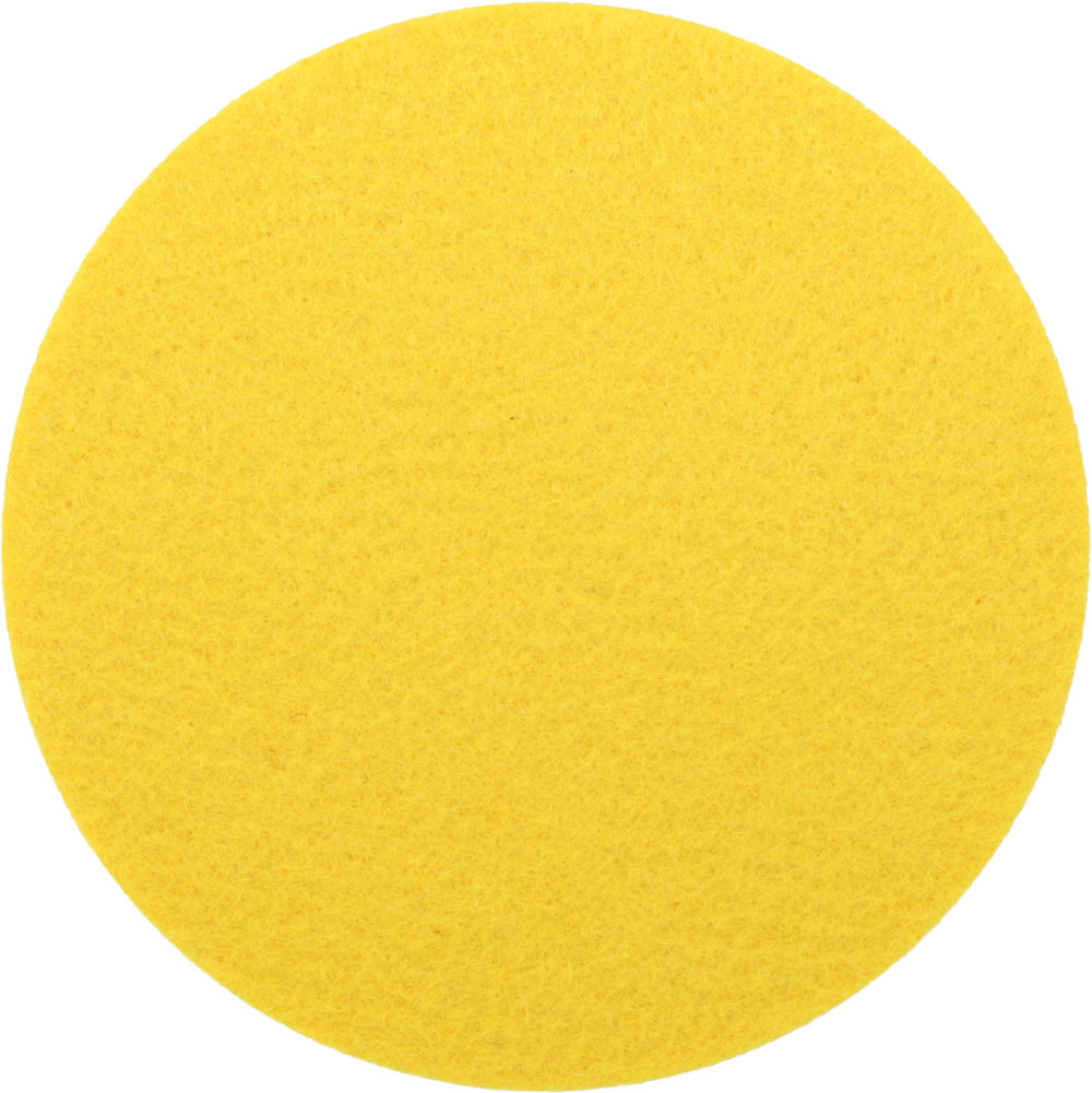 Filzuntersetzer Rund 30cm in Gelb (RT506). Druck: Ohne Aufdruck/Neutral