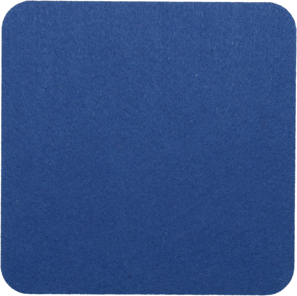  Filzuntersetzer Eckig 35x35cm in Blau (RT516). Druck: Gravur