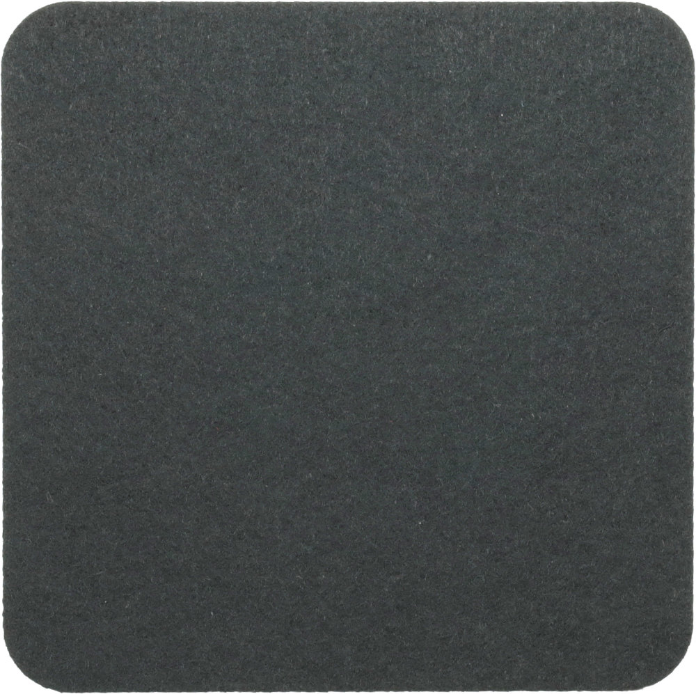  Filzuntersetzer Eckig 20x20cm in Grau (RT505). Druck: Ohne Aufdruck/Neutral