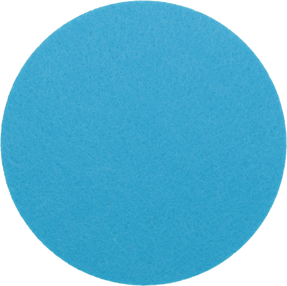Filzuntersetzer Rund 30cm in Hellblau (RT514). Druck: Ohne Aufdruck/Neutral