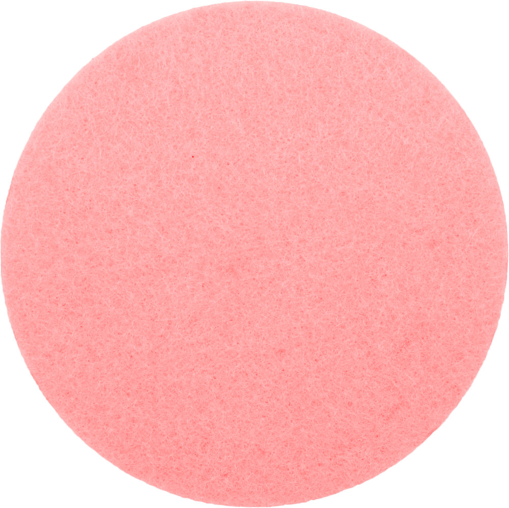  Filzuntersetzer Rund 20cm in Rosa (RT515). Druck: Ohne Aufdruck/Neutral